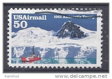 USA 1991 Air. 30th Anniv Of Antarctic Treaty. - Glacier FU - 3a. 1961-… Used