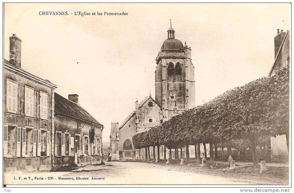 89 - CHEVANNES,  L' EGLISE ET LES PROMENADES - Chevannes