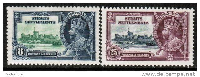 STRAITS SETTLEMENTS   Scott #  213-6*  VF MINT LH - Straits Settlements