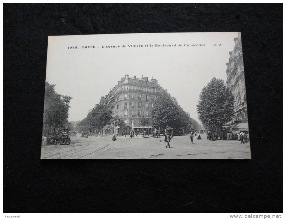 Paris 17 ème ; Avenue De Villiers . Boulevard De Courcelles. - Arrondissement: 17