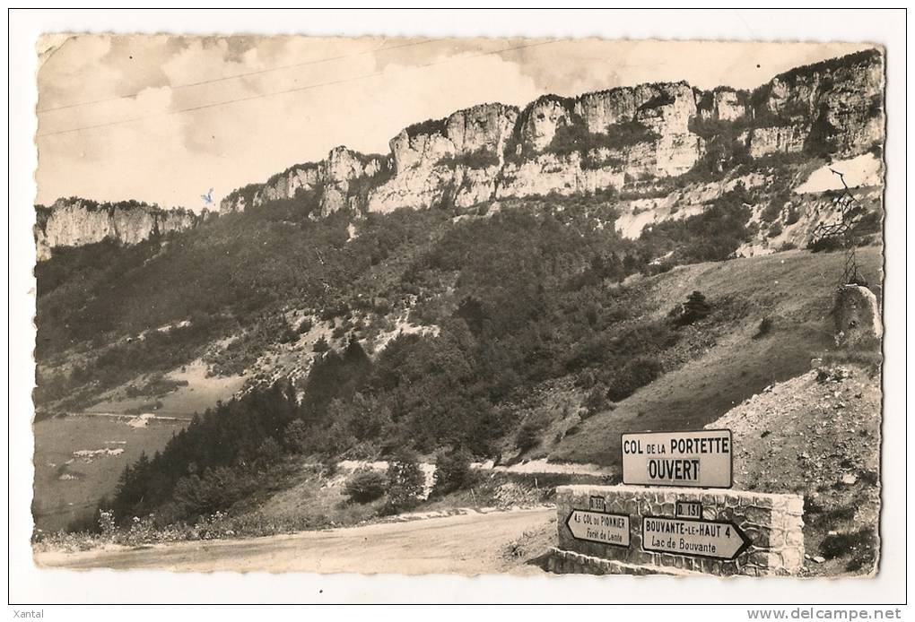 Paysages Du Vercors - La Route Du Pionnier - Le Col De La Croix - Le Col De La Portette - Dos écrit - Autres & Non Classés