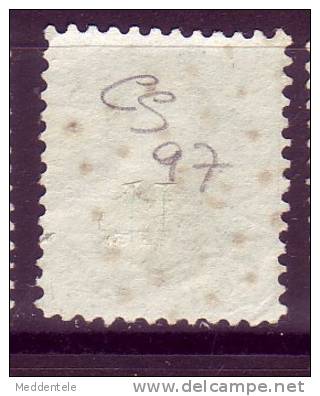 Belgique N°15 (dent 12.5x12.5) N° Planche 97 - 1863-1864 Medaillen (13/16)