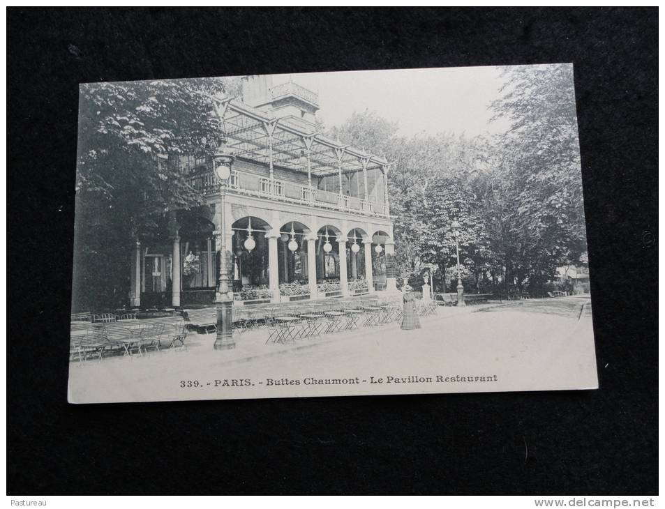 Avant 1903. Paris XIX Arrondissement .Buttes - Chaumont.Le Restaurant. - Arrondissement: 19