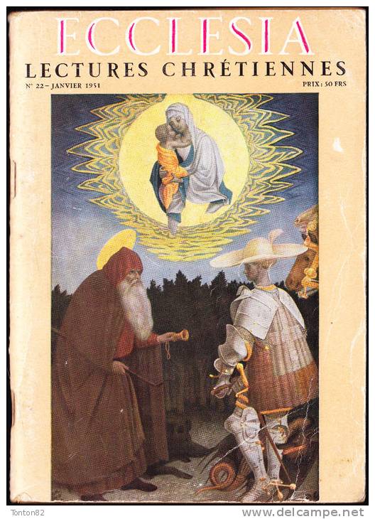 Écclésia N° 22 - Janvier 1951 - Lectures Chrétiennes - Religion