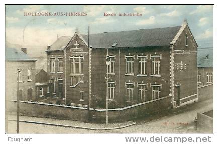 BELGIQUE:HOLLOGNE-AUX-PIE     RRES:(Liège).Ecole  Industrielle.1913.Edit.CH     .Spineux. - Grace-Hollogne