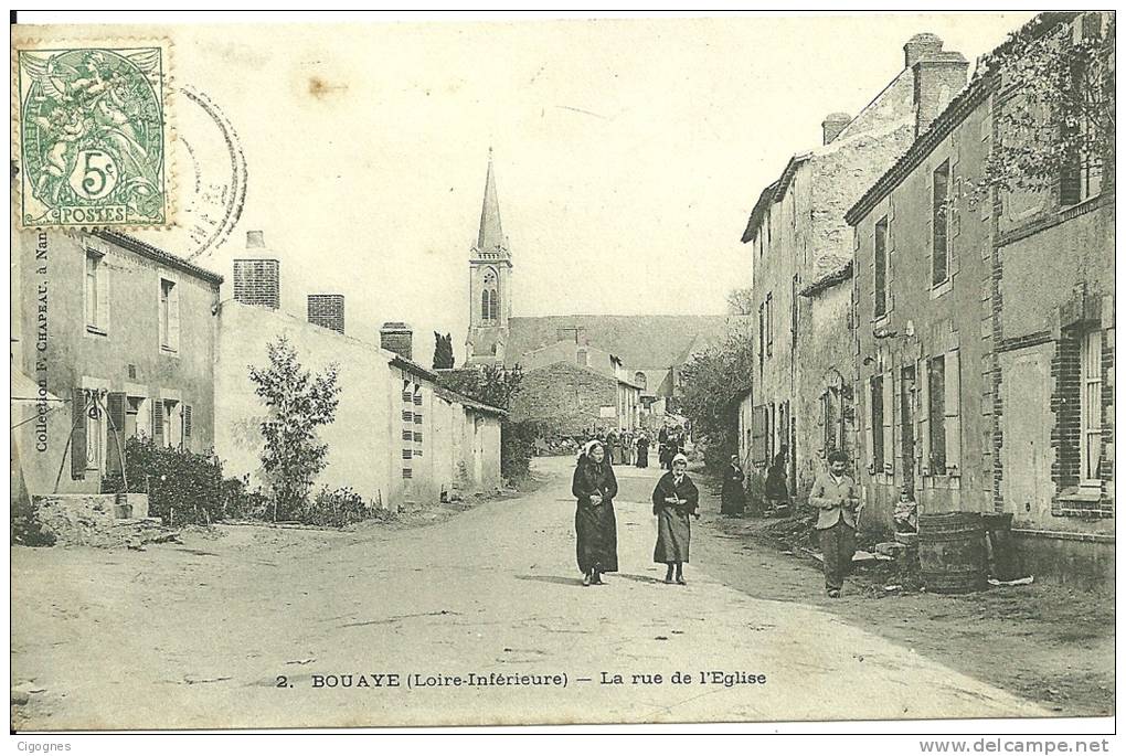 Bouaye : La Rue De L'église - Bouaye