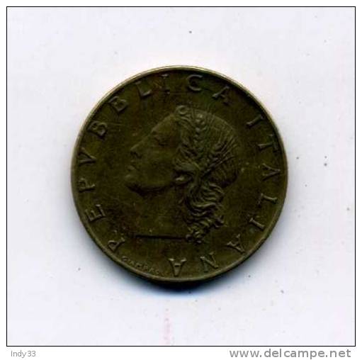 - ITALIE . 20 L. 1957 . - 20 Lire