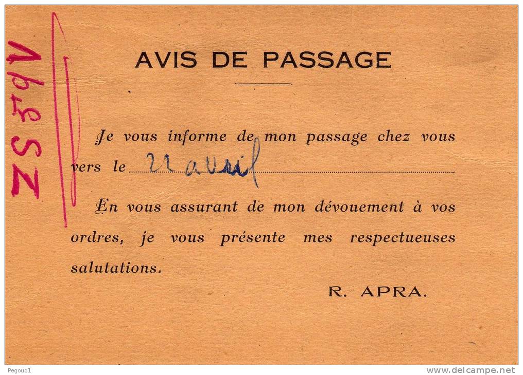 CARTE POSTALE. TAVERNY. ETS APRA. RUE DALAGE. MATERIEL RADIO-ELECTRIQUE. 1953. - Taverny