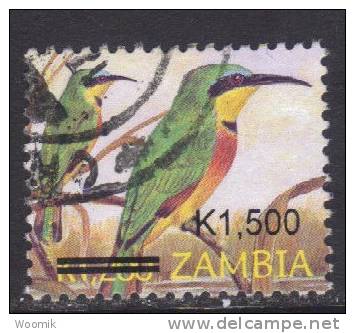 Zambia ~ 2007 ~ 1500k On 1200k Birds ~ Bee Eater ~ SG 1025 ~ Used - Other & Unclassified