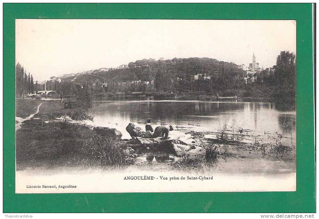 CPA 16 FRANCE 16...ANGOULEME - VUE PRISE DU PONT DE SAINT- CYBARD MORE FRANCE LISTED @ 1 EURO O - Angouleme