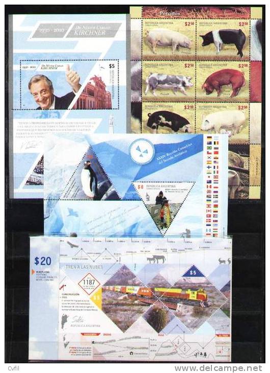 ARGENTINE 2011 - ANNEE COMPLETE 29v + 14 BF - Unused Stamps