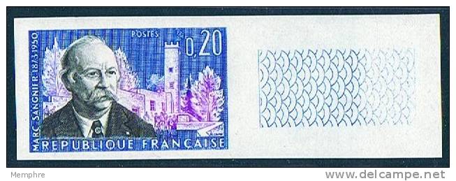 1960  Marc Sangnier, Aubergees De Jeunesse  Yv 1271  Bord De Feuille * Charnière Légère - Unclassified
