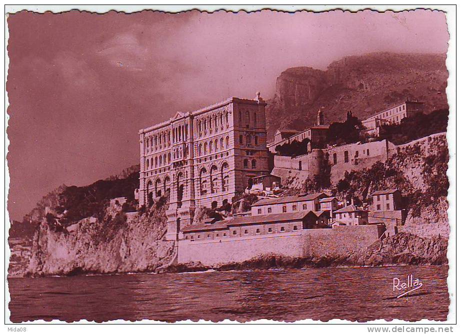 MONACO.  LE MUSEE OCEANOGRAPHIQUE COTE MER ET LA TETE DE CHIEN Editeur  RELLA - Ozeanographisches Museum