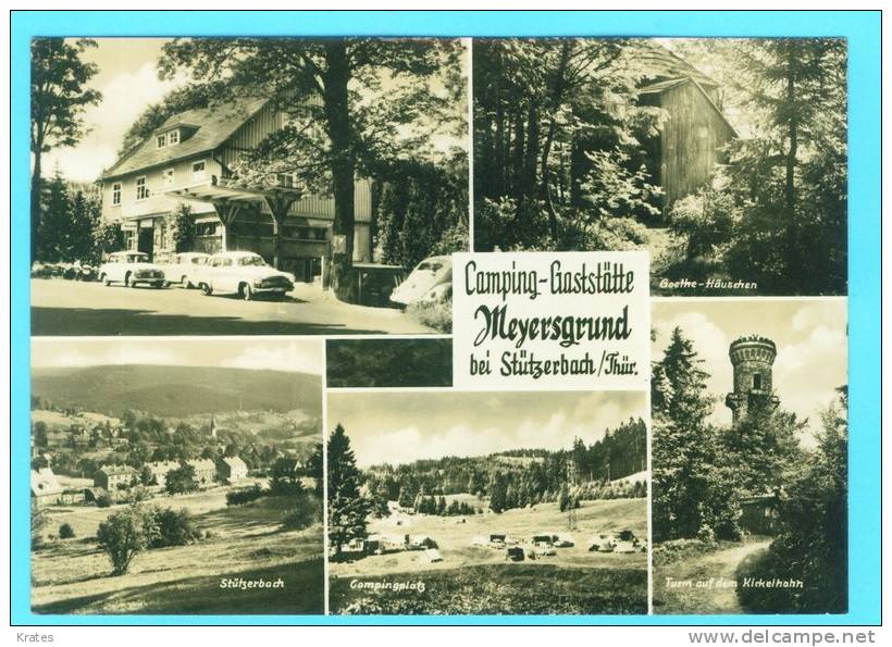 Postcard - Camping-Gaststatte  Meyersgrund Bei Stutserbach    (V 8817) - Schmiedefeld