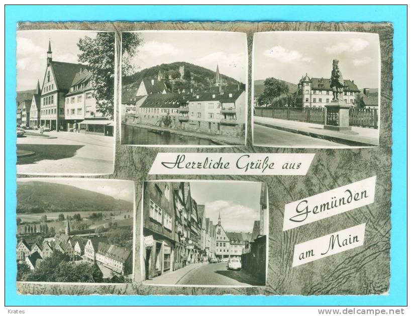 Postcard - Gemunden  (V 8896) - Gemuenden