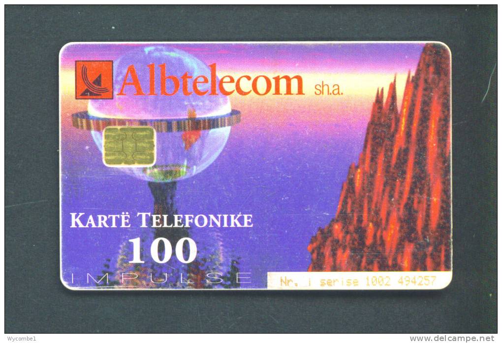 ALBANIA  -  Chip Phonecard As Scan - Albanie