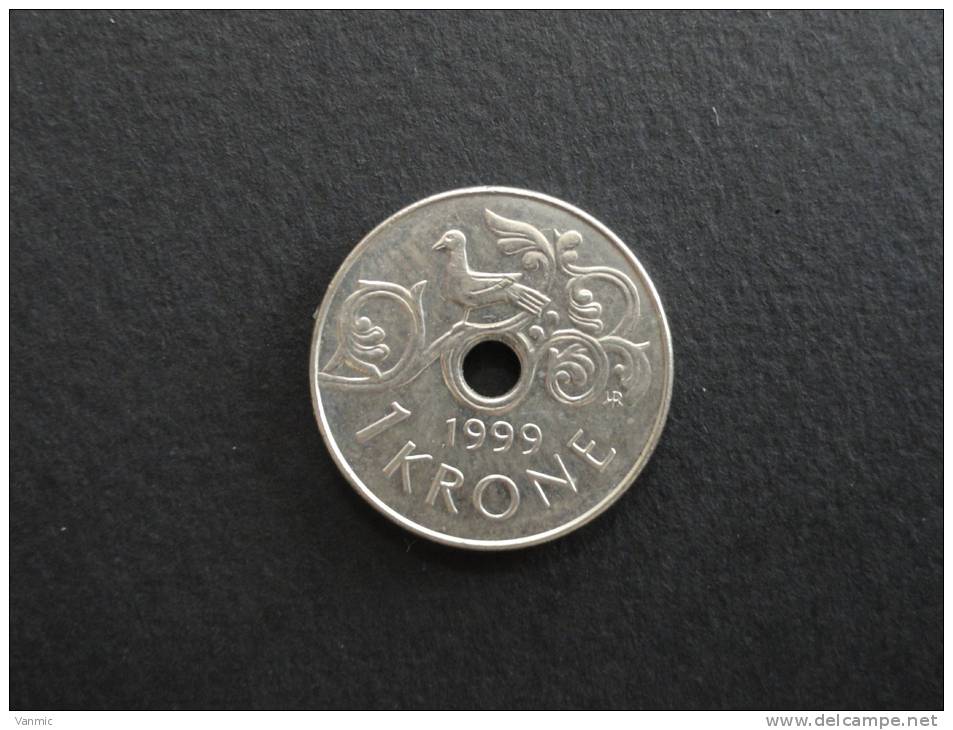 1999 - 1 Krone - Norvège - Norway - Norwegen