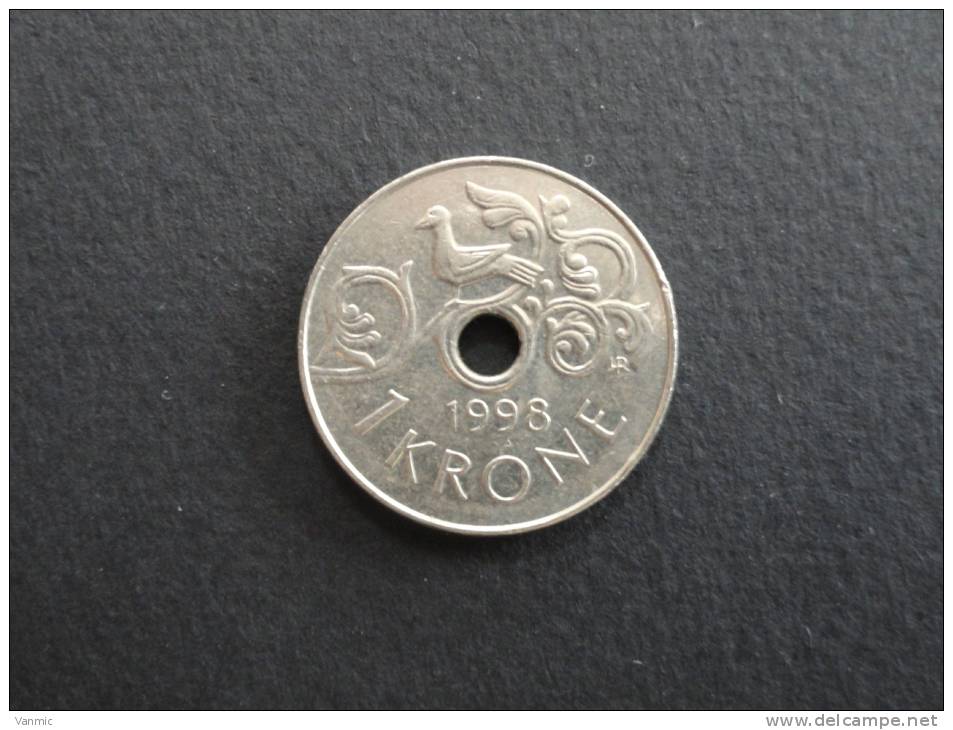 1998 - 1 Krone - Norvège - Norway - Norway