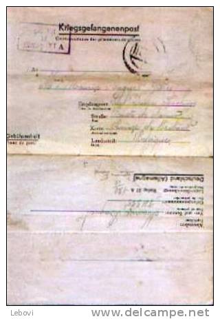 Belgique : Pli Ayant Circulé En Franchise Du Stalag XI A Vers SART-DAMES- AVELINES (27.03.1942) - Ocupación Alemana