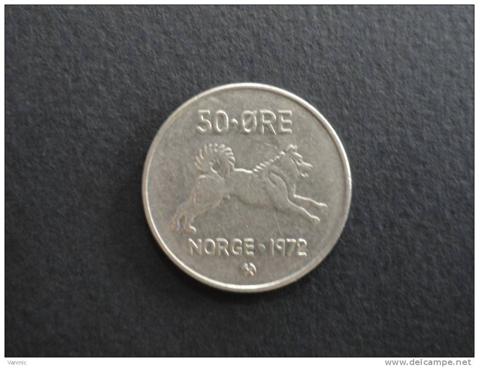 1972 - 50 Ore - Norvège - Norway - Norway