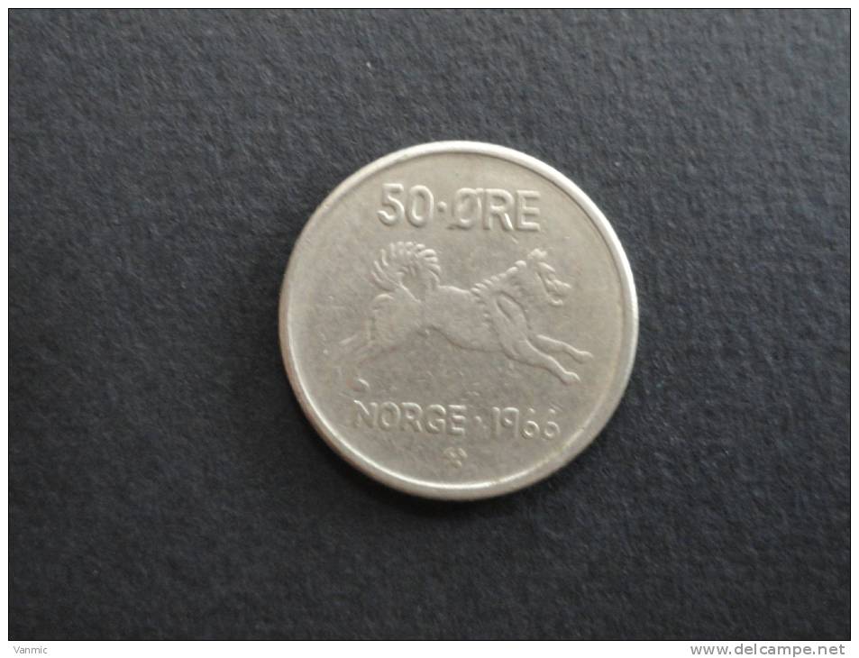 1966 - 50 Ore - Norvège - Norway - Norvège