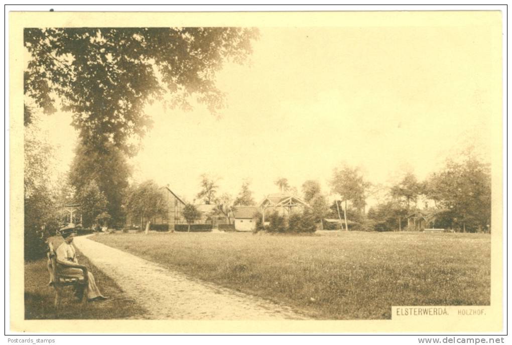 Elsterwerda, Holzhof, Um 1920/30 - Elsterwerda