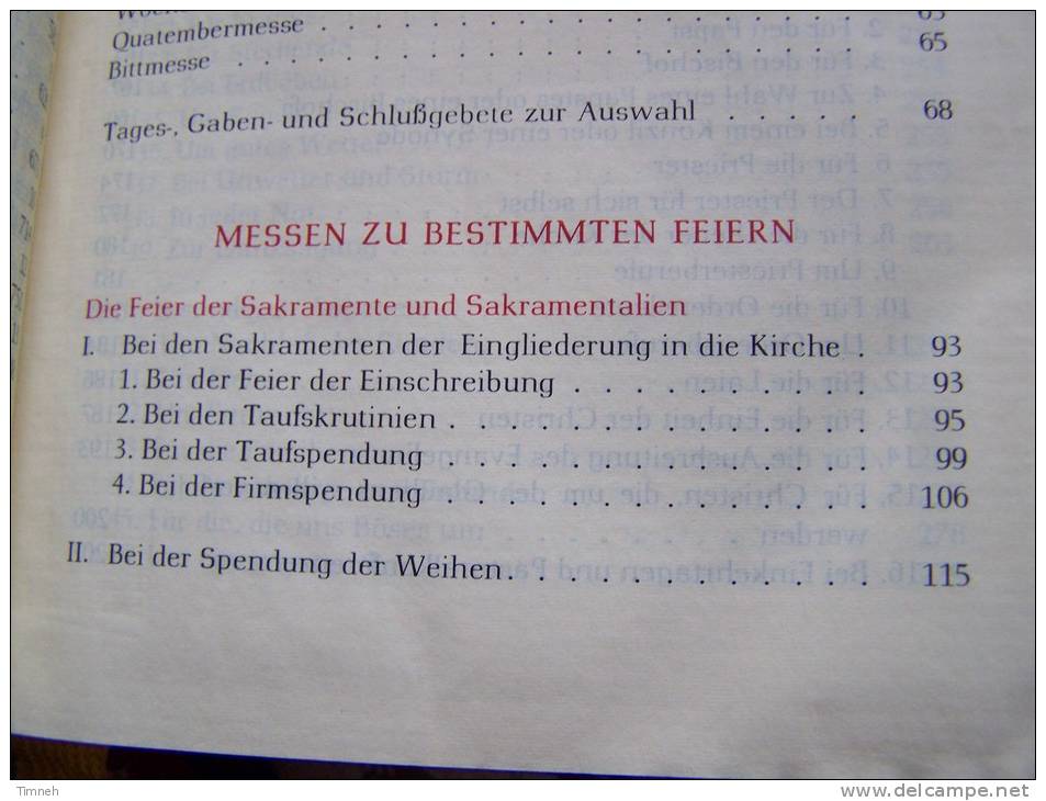 DER GROSSE WOCHENTAGS SCHOTT - TEIL 2 14.BIS 34. WOCHE IM JAHRESKREIS -DAS VOLLSTÄNDIGE MESSBUCH III 1976  VERLAG HERDER - Christianism