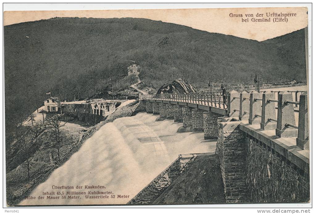 ALLEMAGNE - Gruss Von Der Urfttalsperre Bei GEMÜND (Eifel) - Schleiden