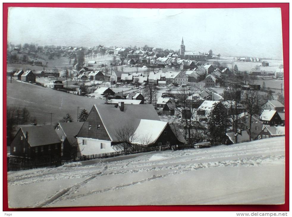Jöhstadt,Blick Auf Jöhstadt,1969,Erzgebirge,Jöhstadt Im Winter, - Jöhstadt