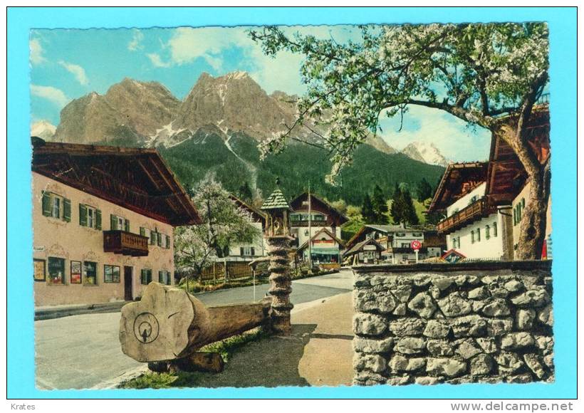 Postcard - Zugspitzdorf Grainau     (V 9008) - Zugspitze