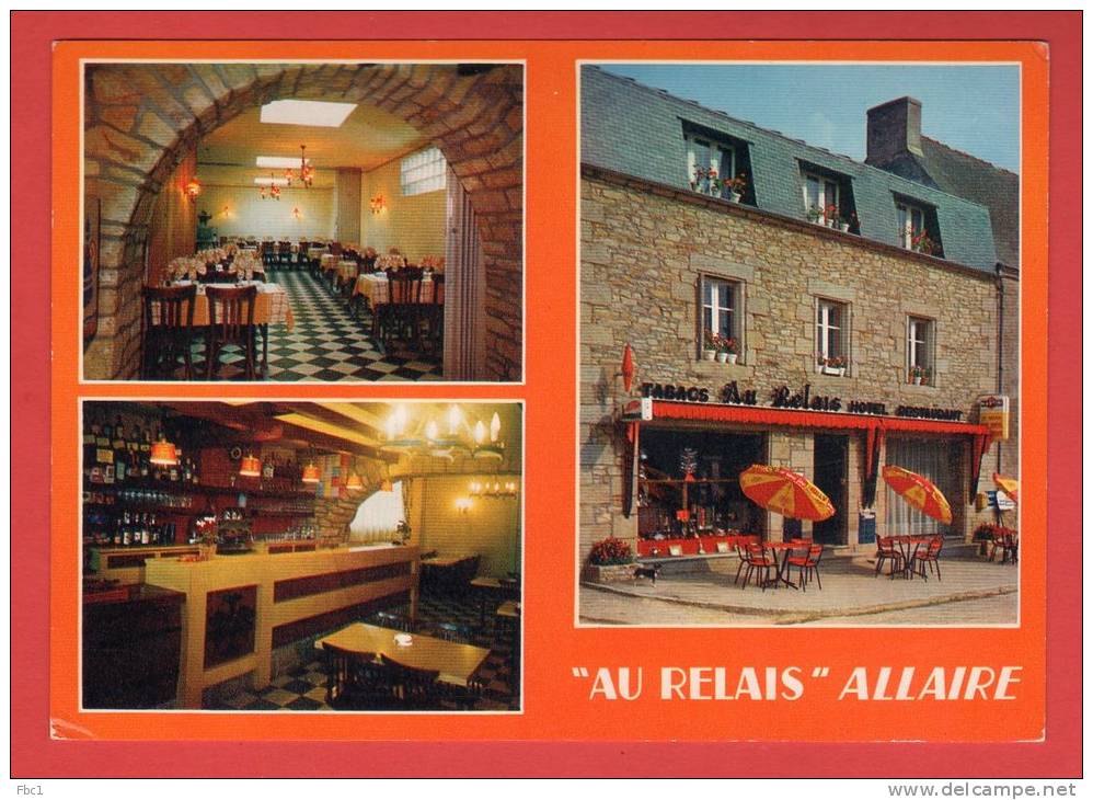 Allaire (56) Hotel Restaurant Bar Tabacs "Au Relais" Place De L'Eglise (Editions Du Gabier - Pierre Artaud) - Allaire