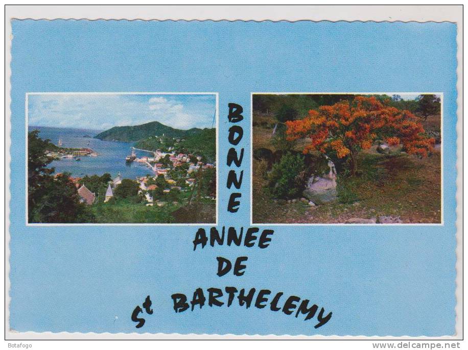 CPM BONNE ANNEE DE ST BARTHELEMY EN 1975 - Saint Barthelemy