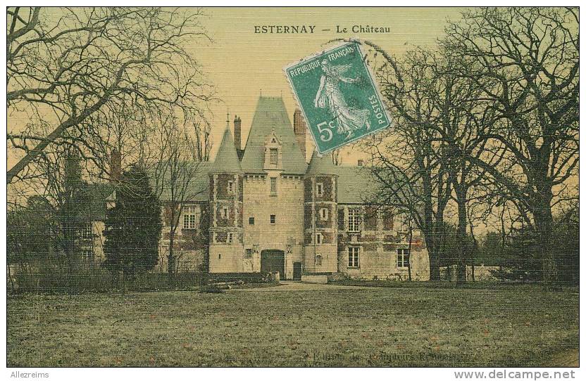 CPA 51 : ESTERNAY   Le Chateau      A VOIR  !!!!!! - Esternay