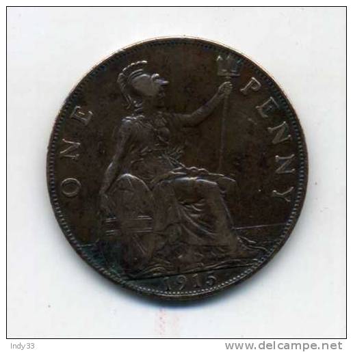 - GRANDE BRETAGNE . 1 P. 1915 . - D. 1 Penny