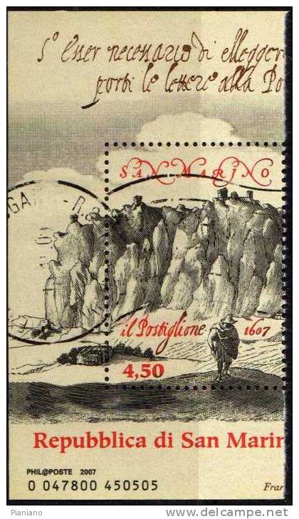 PIA - SAN MARINO - 2007 : Manifesrtazione Filatelica Il Postiglione  - (SAS  2149) - Used Stamps
