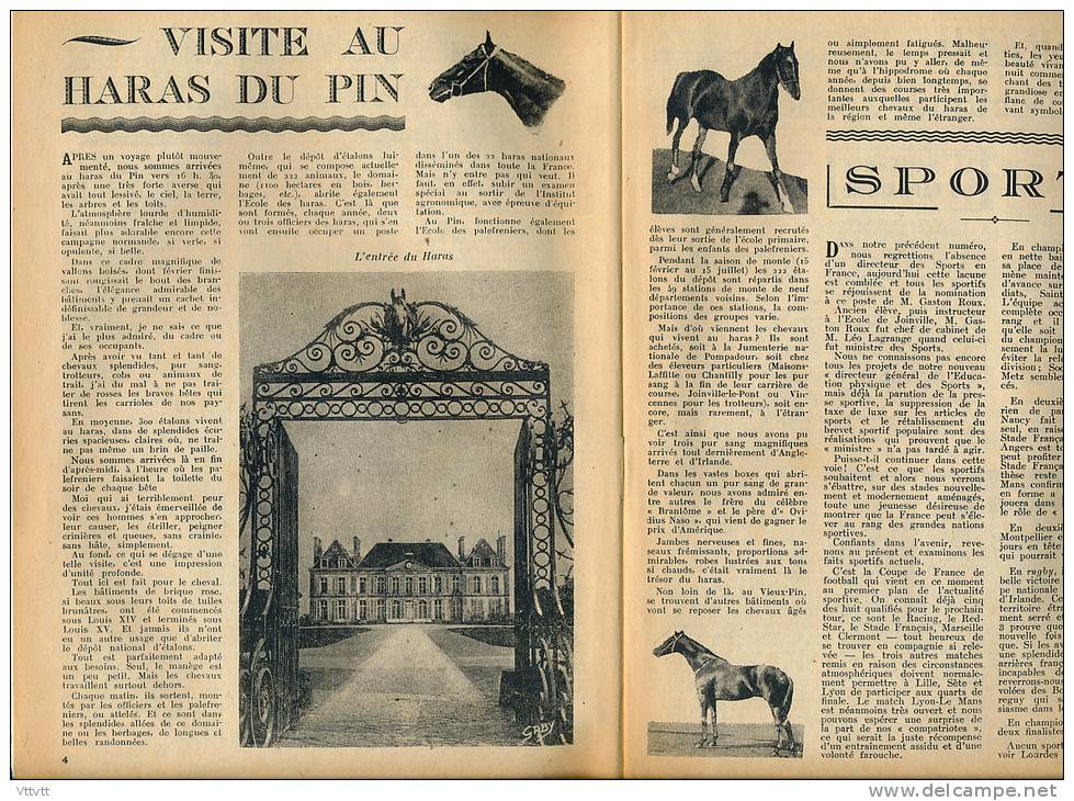 Les Cahiers Du Maine Libre (n° 16, Mars 1946) : Haras Du Pin, Suez, Panama, Rotterdam, Zuyderzée, Saint-Georges-sur-Erve - 1900 - 1949