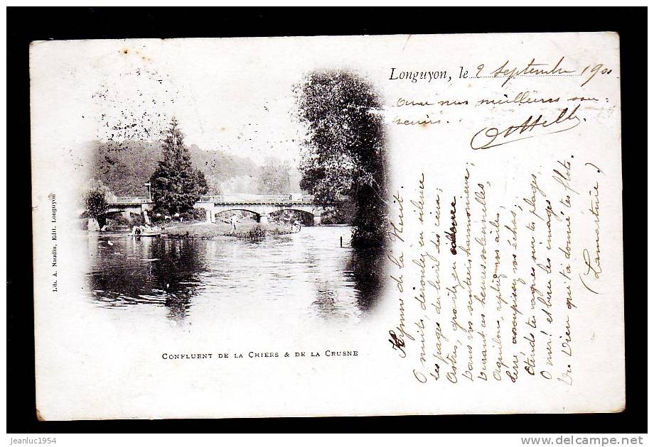 LONGUYON  EN 1900             ISSUE D UN ALBUM DE FAMILLE VOIR PLUS BAS - Longuyon