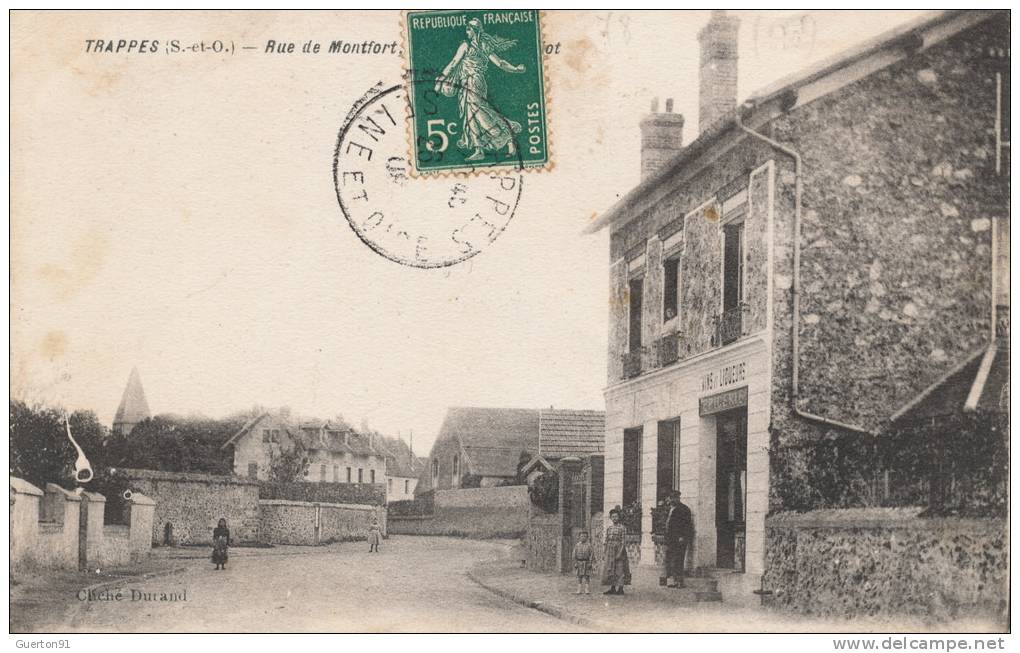 ( CPA 78 )  TRAPPES  /  Rue De Montfort  - - Trappes