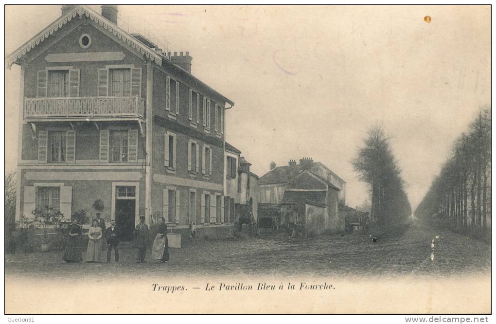 ( CPA 78 )  TRAPPES  /  Le Pavillon Bleu à La Fourche  - - Trappes