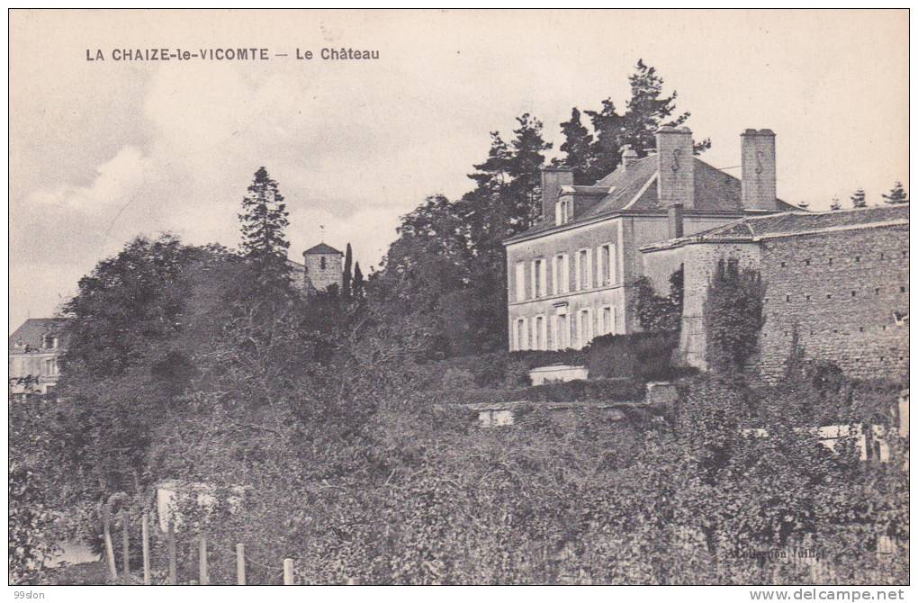 85 - LA CHAIZE-LE-VICOMTE - Le Château - La Chaize Le Vicomte