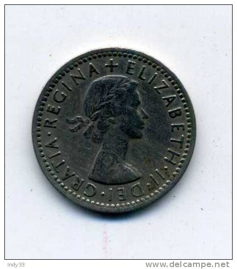 - GRANDE BRETAGNE 6 P. 1955 . - H. 6 Pence