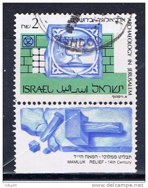 IL+ Israel 1990 Mi 1163 TAB - Used Stamps (with Tabs)