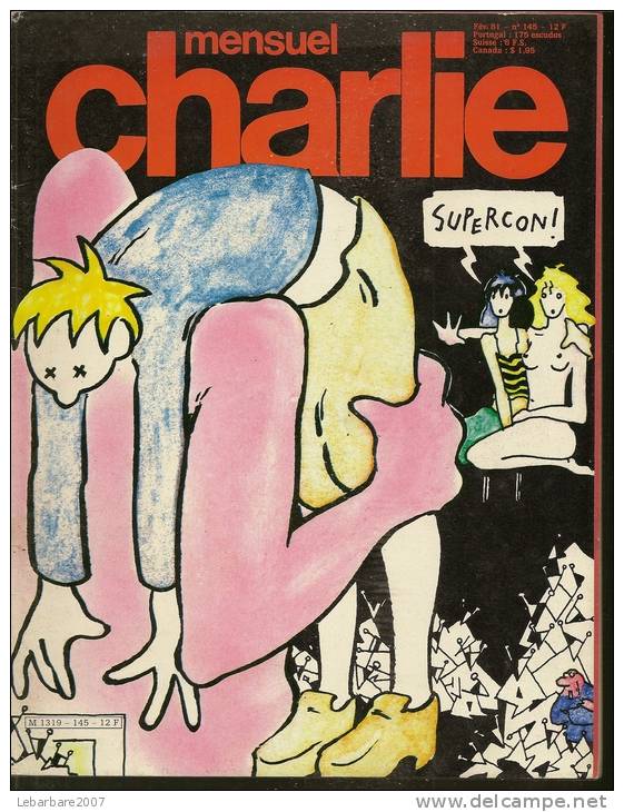 CHARLIE  N° 145   Couverture  ALOYS - Autre Magazines
