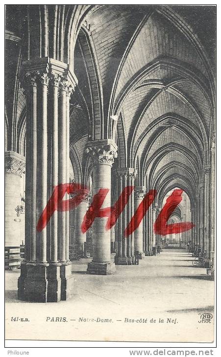 Paris - Notre-Dame - Bas-côté De La Nef, Ref 1203-526 - Notre Dame De Paris