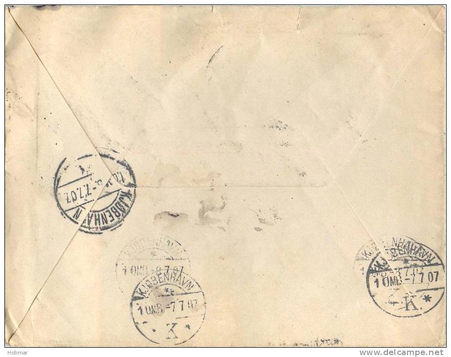 Spain Cover 1907 25 Cent Blue - Briefe U. Dokumente