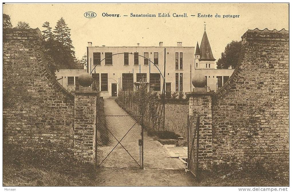 OBOURG - Sanatorium Edith Cavell - Entrée Du Potager - Quévy