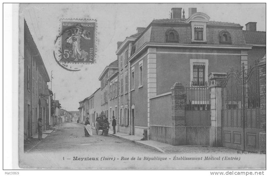 MEYZIEUX 69 RUE REPUBLIQUE ETABLISSEMENT MEDICAL - Meyzieu