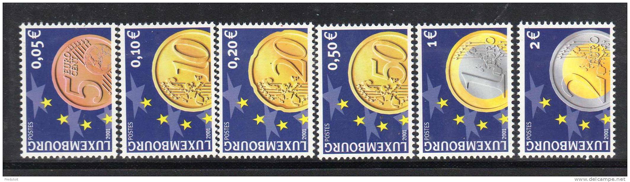 LUXEMBOURG - 2001 - N° 1497/1502 ** - Nuovi