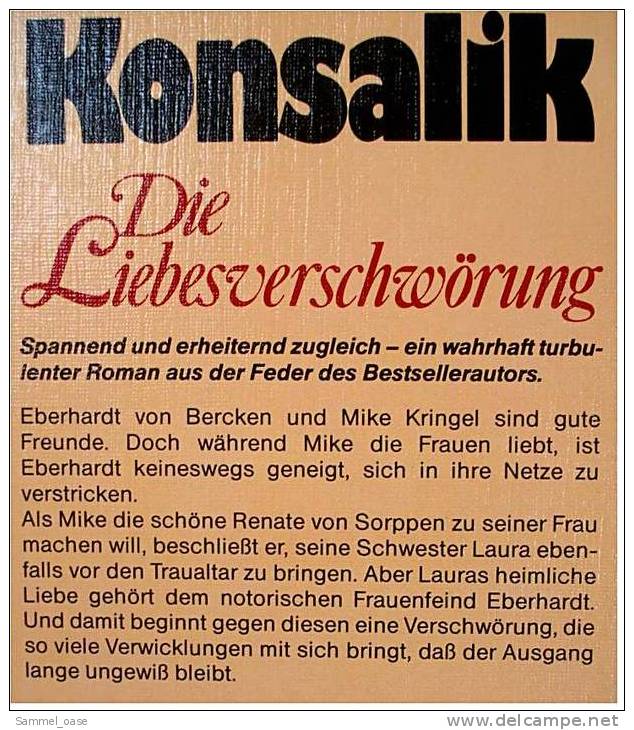 6 Konsalik Taschenbücher = 8 Romane , Der Träumer - Gesang der Rosen - Sieg des Herzens