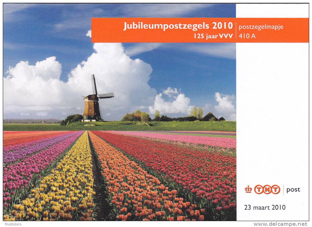 Nederland / Netherlands / Pays Bas / Niederlande Postzegelmapje 410 A. Jubileumpostzegels - Jubilee ** 2010 - Nuevos